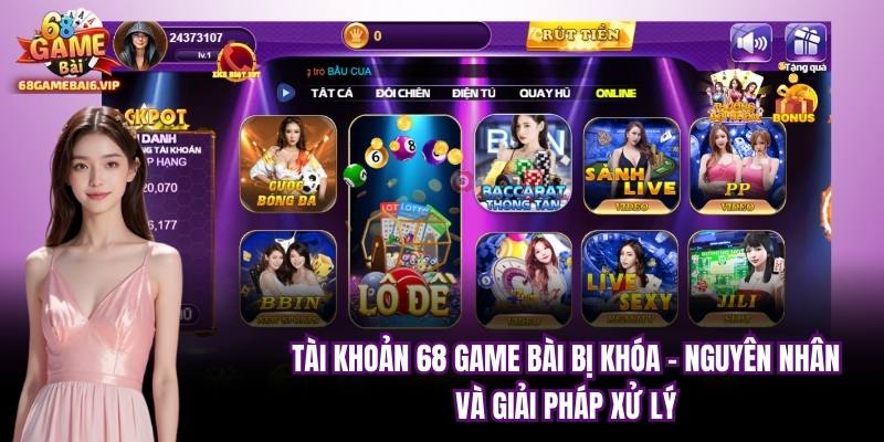 Tài Khoản 68 GAME BÀI Bị Khóa - Nguyên Nhân Và Giải Pháp Xử Lý 