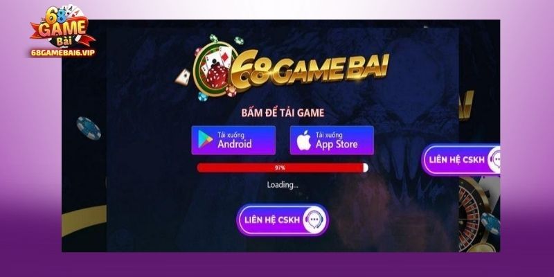 Ứng dụng 68 Game Bài giúp hội viên dễ dàng truy cập kho game giải trí 